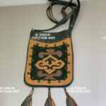 Кисет из натуральной кожи и замши