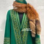 Елян башкирский с орнаментом из красного английского сукна Елян башкирский с орнаментом из зеленого английского сукна